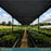 80% black knitted shade cloth over nursery benches - Pro Fabric Supply