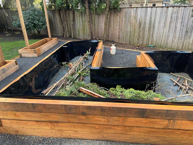 plastic garden planter boxes Planter Box Lining Plastic