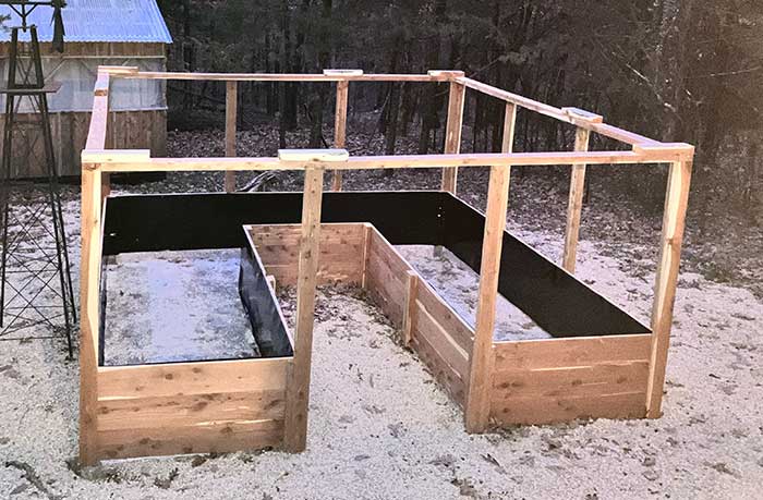 Cedar Planter Box Liner Material