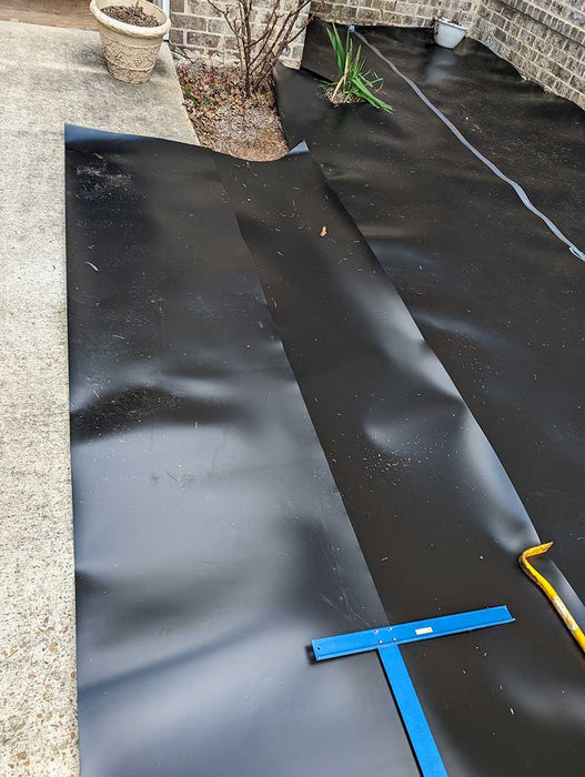 Ultra Thick Black Plastic Weed Barrier