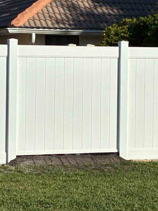 Under Fence Water Barrier Installed