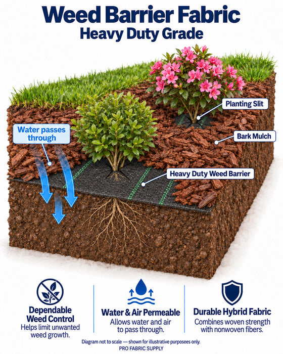 Weed Barrier Under Rocks