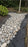 Filter fabric under a residential dry creek bed