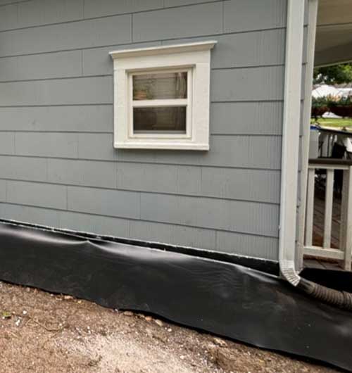 Foundation Splash Guard Plastic