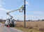 Wrapping a pole with HDPE plastic