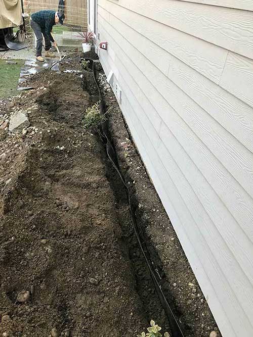 Siding Splash Protector Plastic